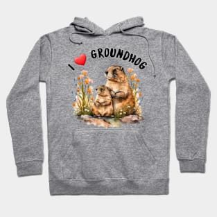 I love groundhog Hoodie